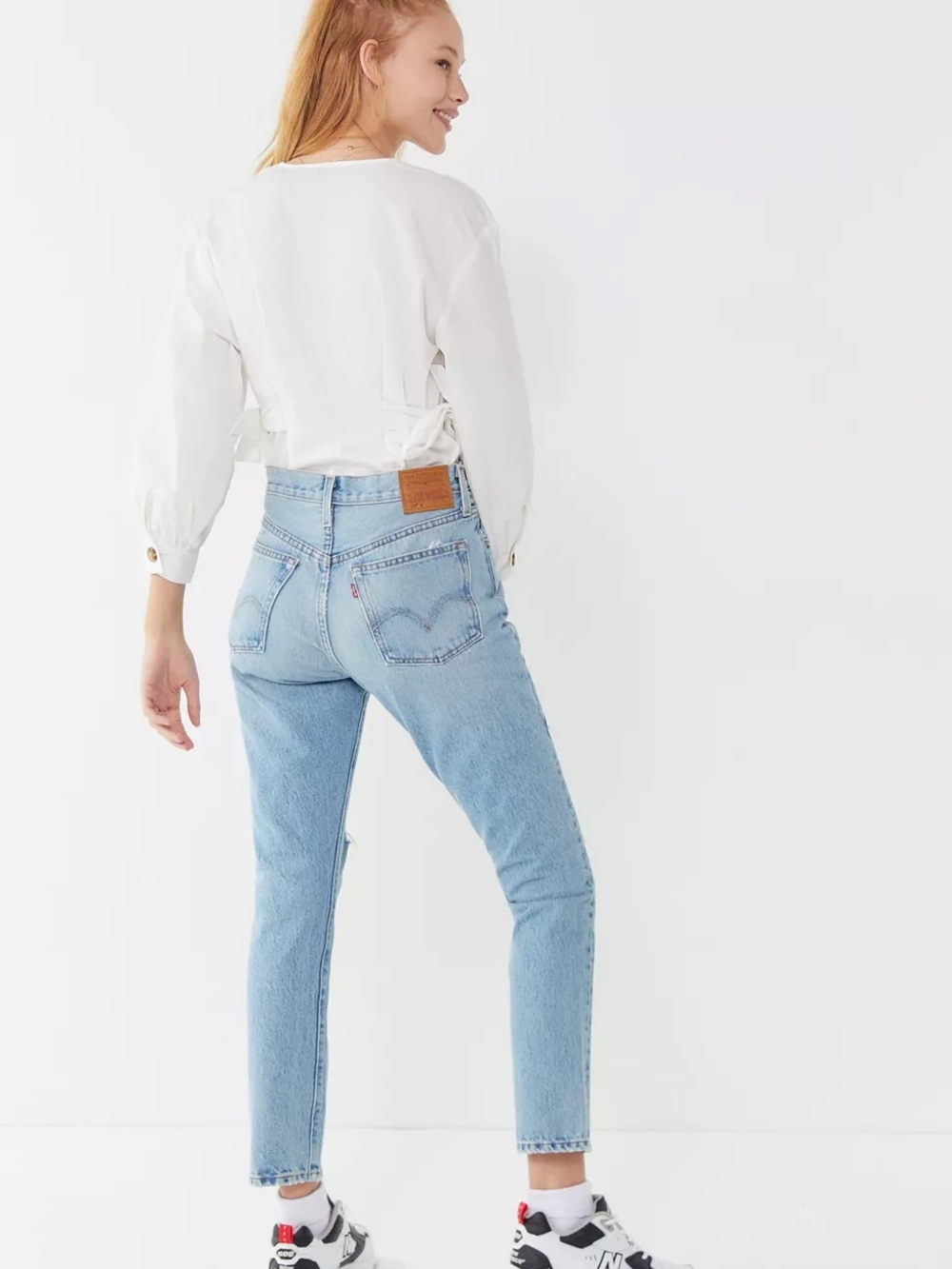 Levi's 501 Skinny Jeans in Light Blue Wash 30x30